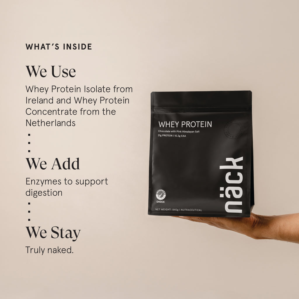 Whey Protein - Chocolate with Pink Himalayan Salt