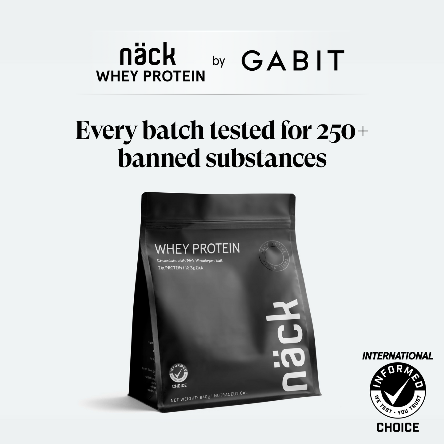 Whey Protein - Chocolate with Pink Himalayan Salt