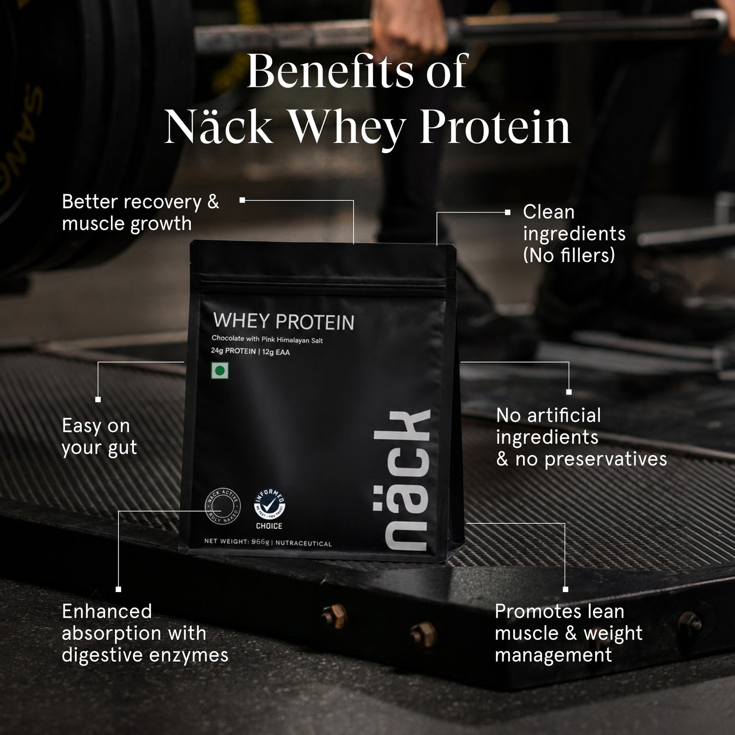 Whey Protein - Chocolate with Pink Himalayan Salt