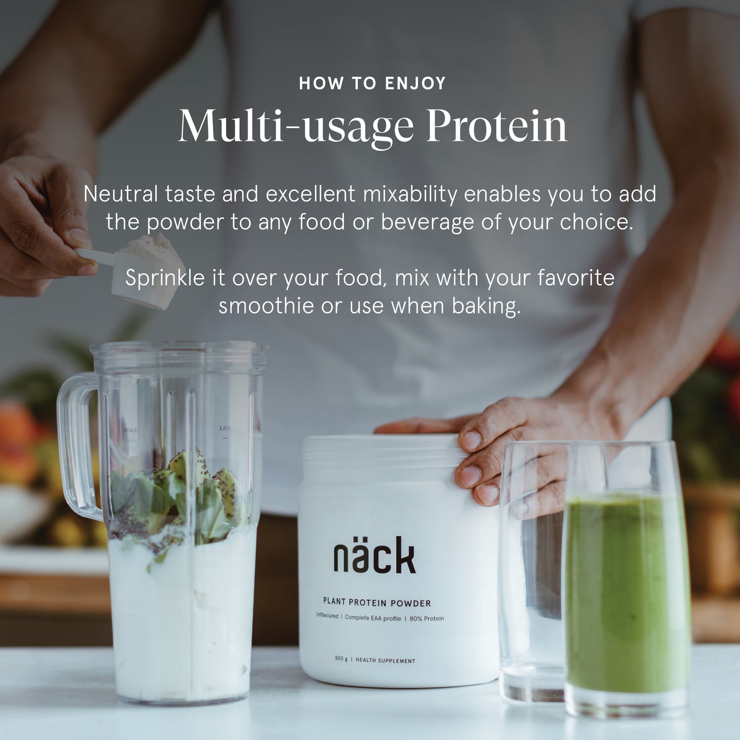 Plant Protein Powder 500g Unflavoured