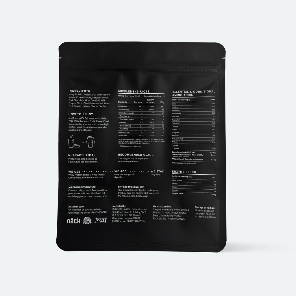 Whey Protein - Chocolate with Pink Himalayan Salt