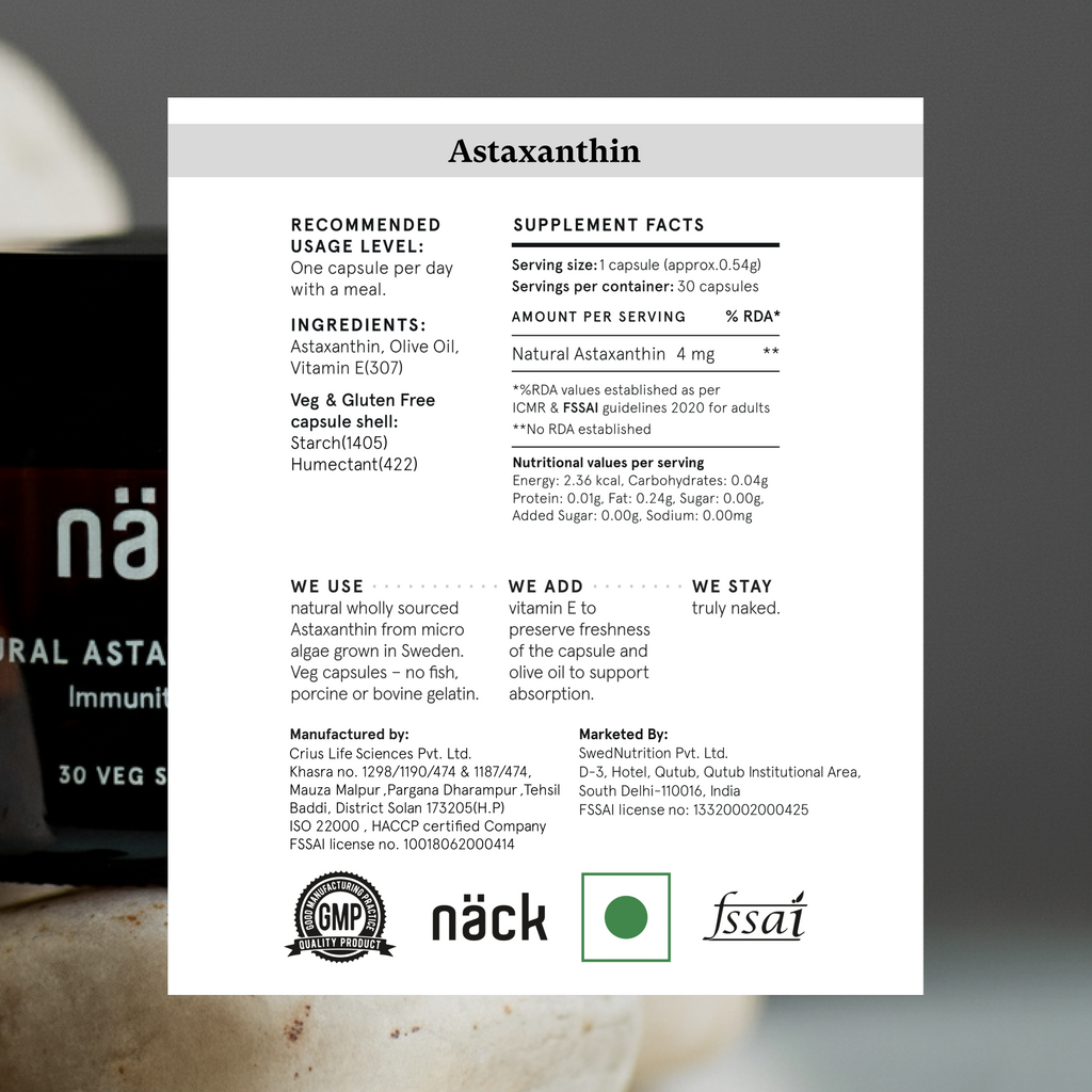 Natural Astaxanthin 4mg