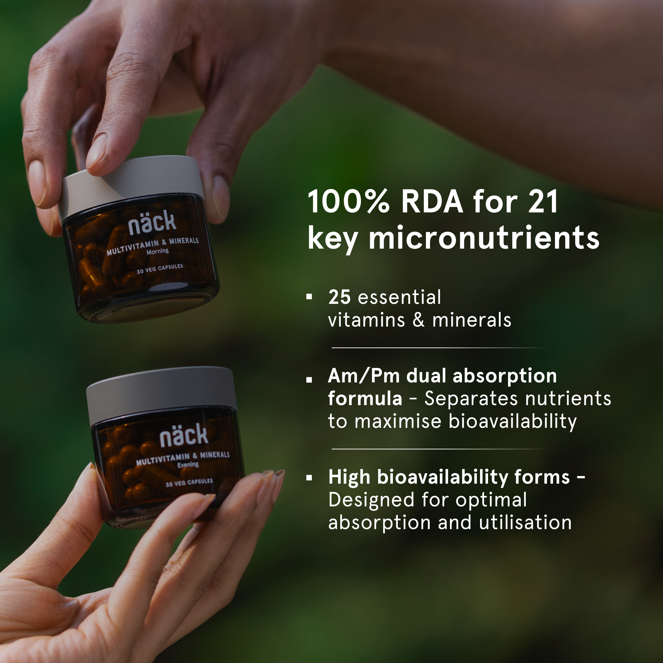 Essential Multivitamin & Minerals Dual Formula - Näck