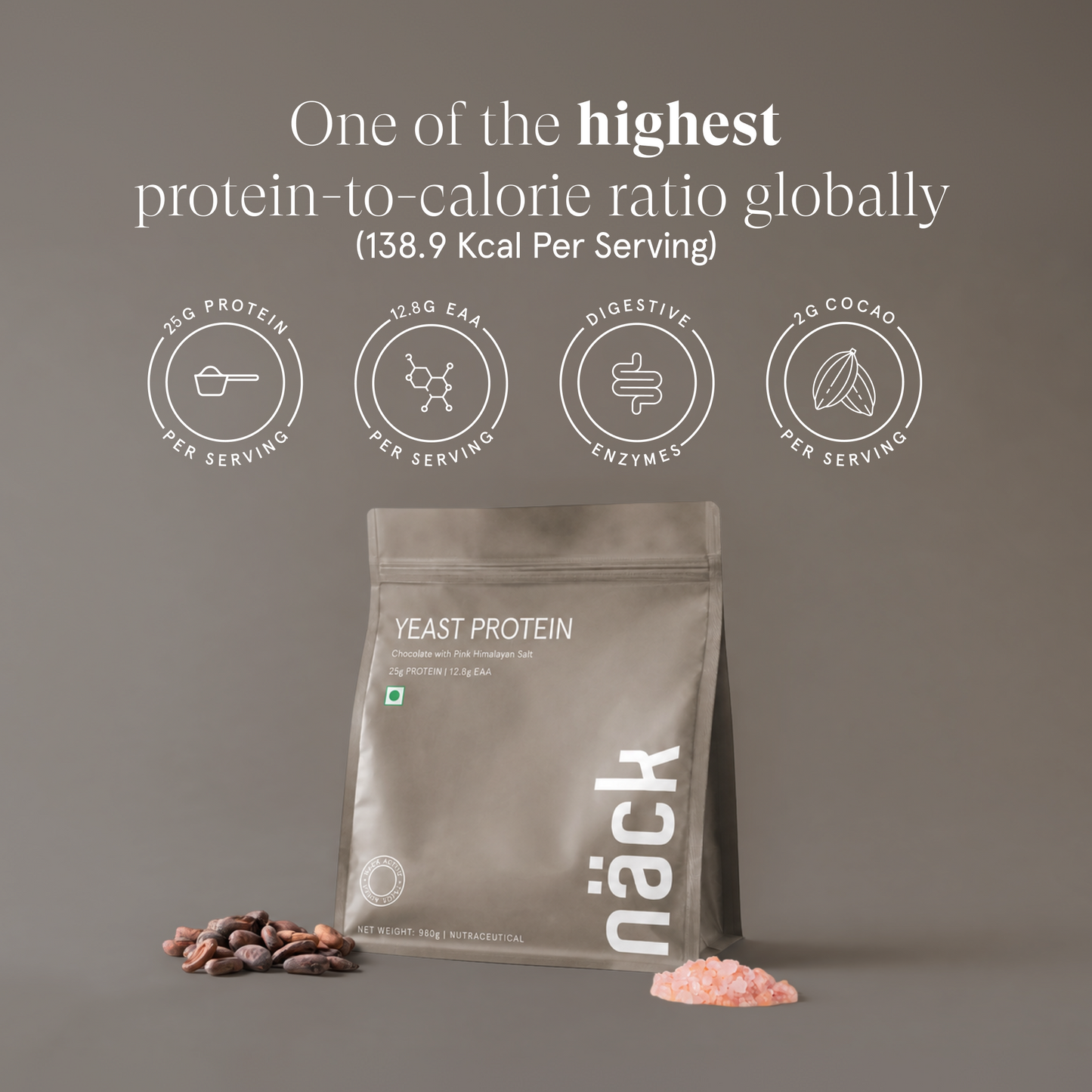 Yeast Protein - Chocolate with Pink Himalayan Salt