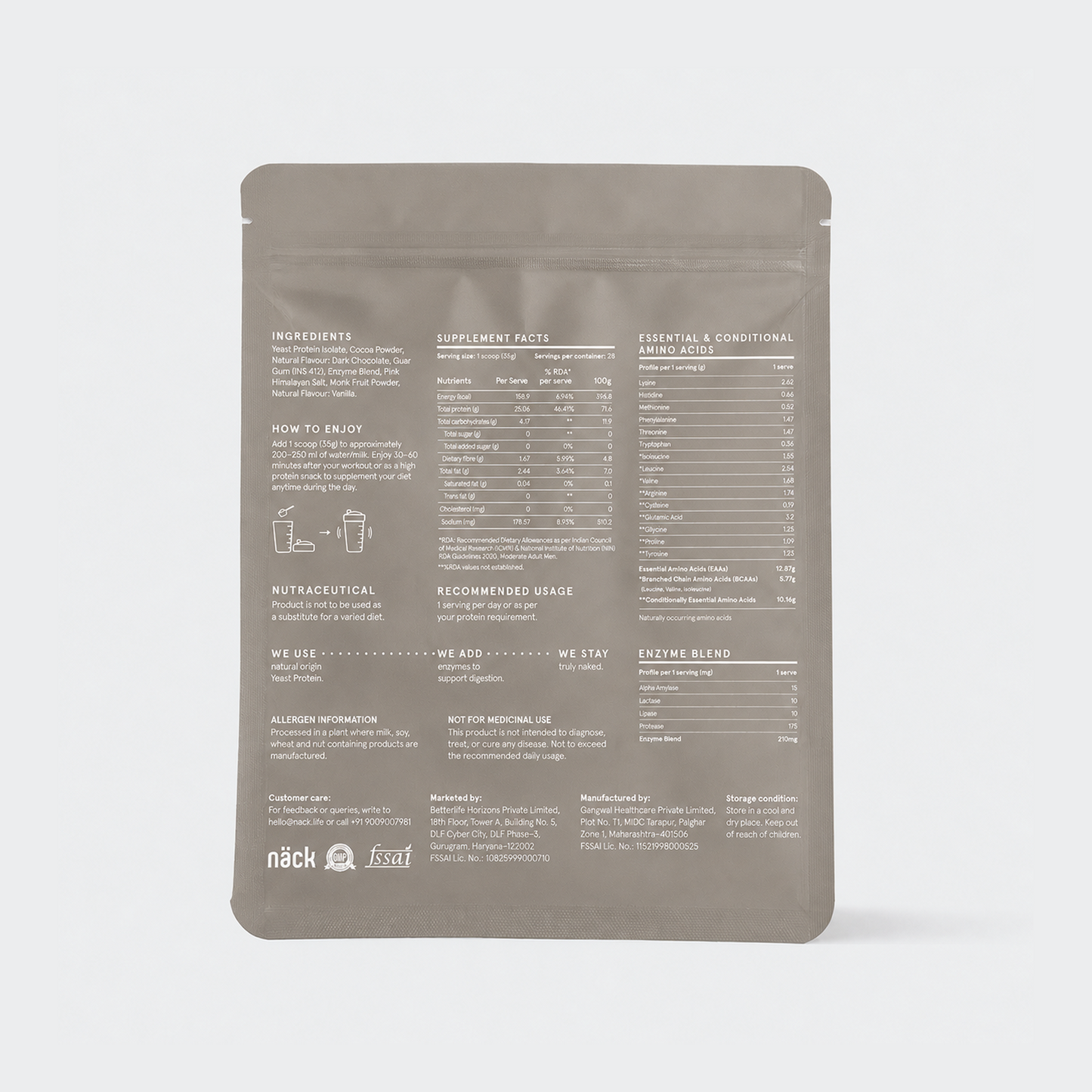 Yeast Protein - Chocolate with Pink Himalayan Salt