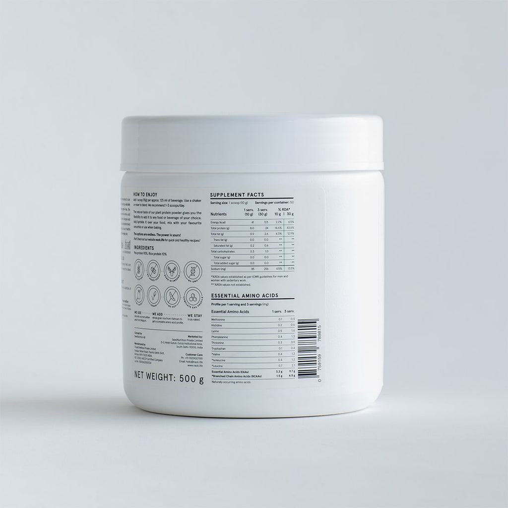 Plant Protein Powder 500g Unflavoured